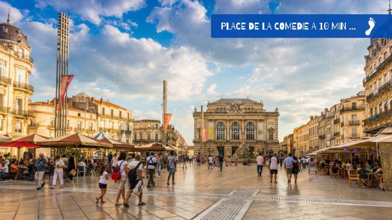 Uncourtsejour - Montpellier Gare - Parking Apartment Ngoại thất bức ảnh